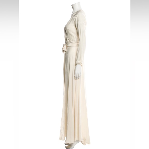 Kamperett Linden Silk Gown size Small GUC - Picture 12 of 13